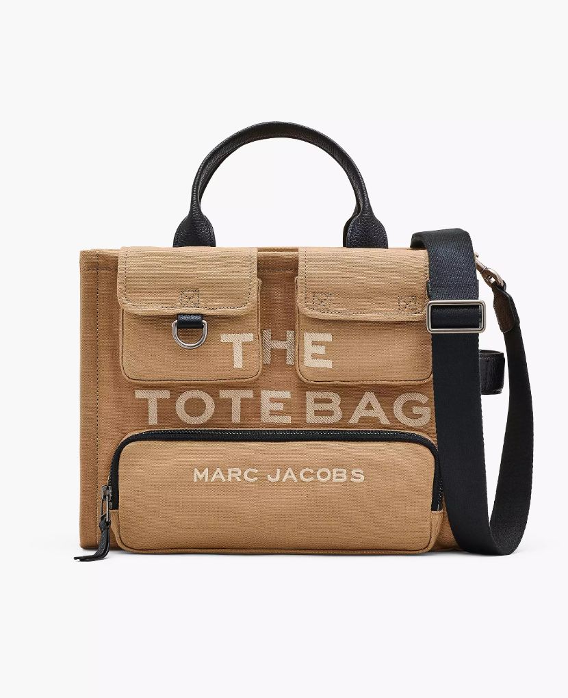 The Cargo Canvas Medium Tote Bag CAMEL